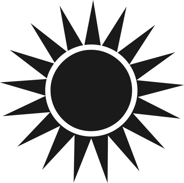 piktogram slunce