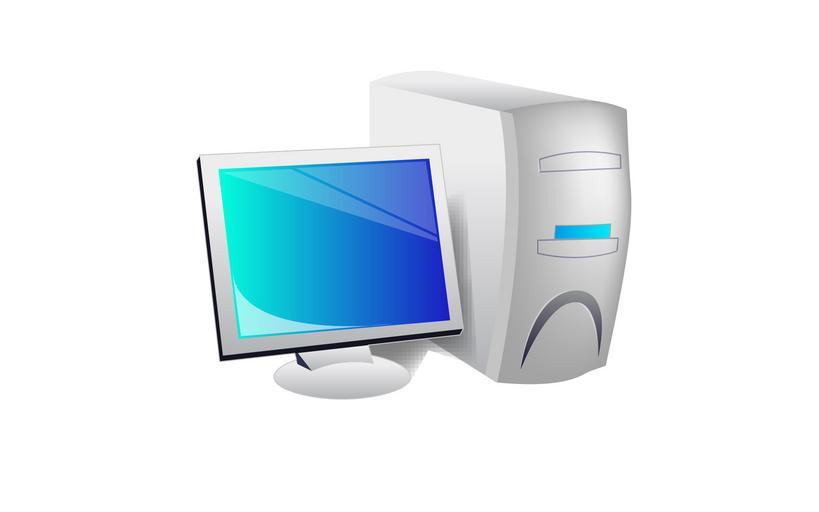 kreslený počítač