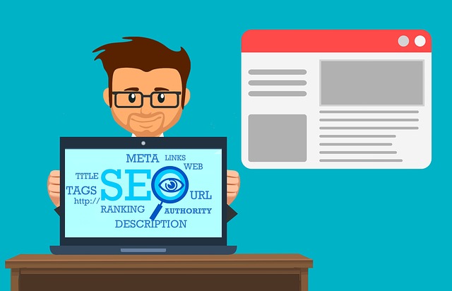 seo specialista s monitorem