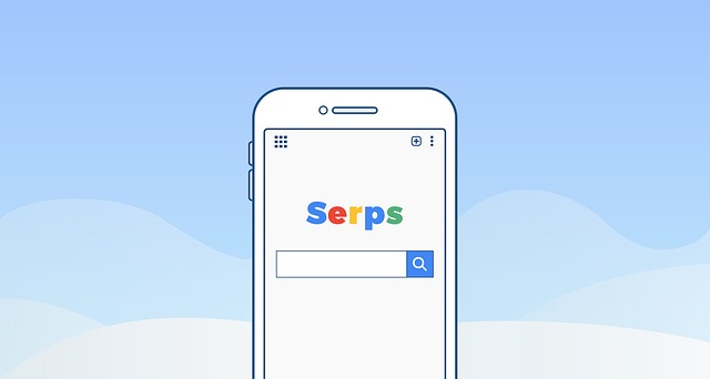 stránka s výsledky vyhledávání na telefonu